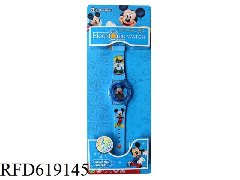 MICKEY LIGHTING MUSIC WATCH