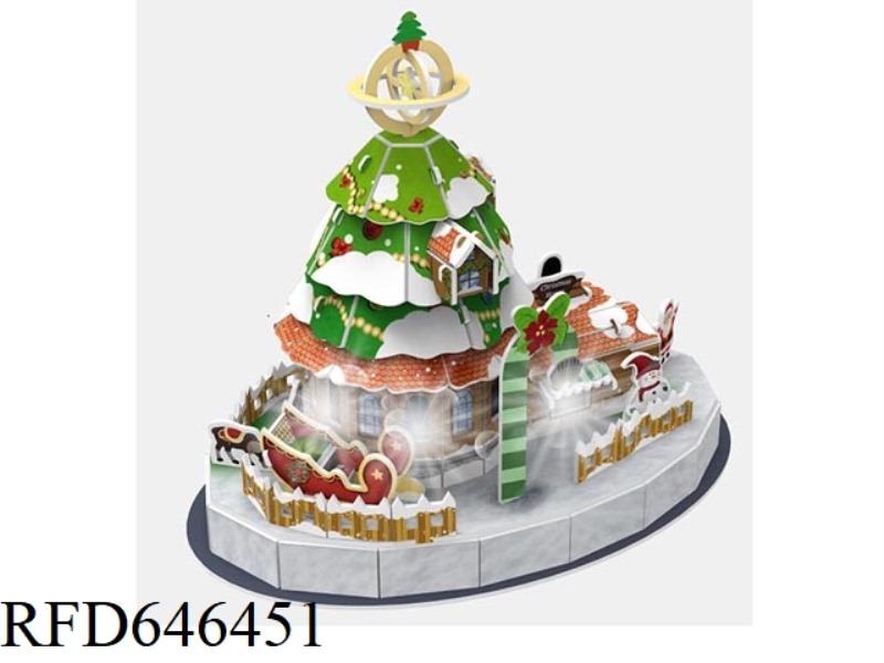 CHRISTMAS TREE HOUSE (LED LIGHTS)