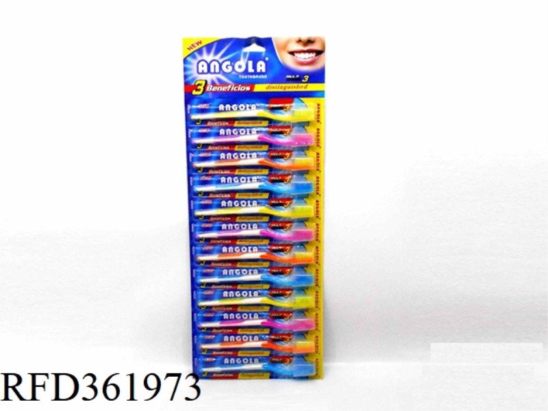 12 ONE CARD TOOTHBRUSH
