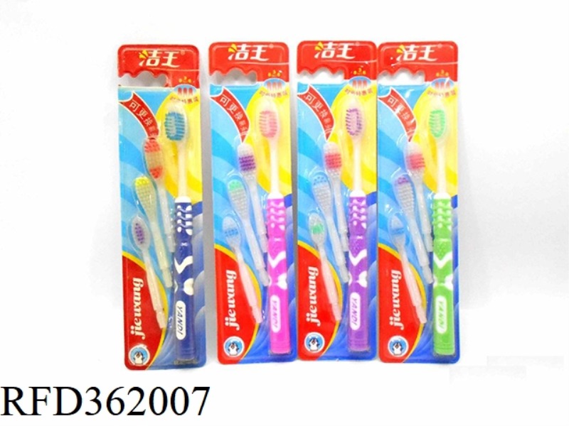 4 HEADS 1 HANDLE TOOTHBRUSH