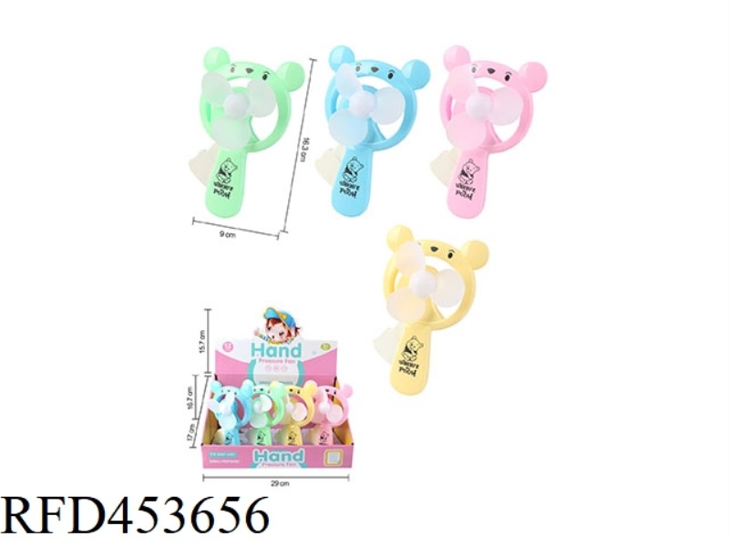 BEAR FAN 12PCS