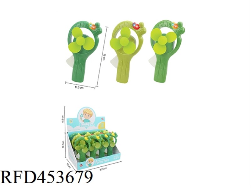 CACTUS MUSIC FAN WITH LIGHT 12PCS