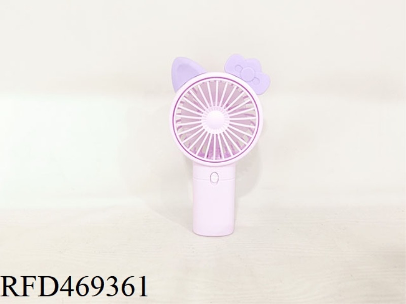 HAND HOLDING CARTOON SMALL FAN