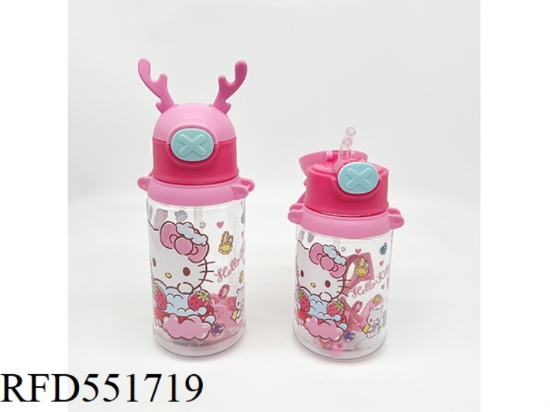 CARTOON CHILDREN'S WATER BOTTLE 450MLKITTY
