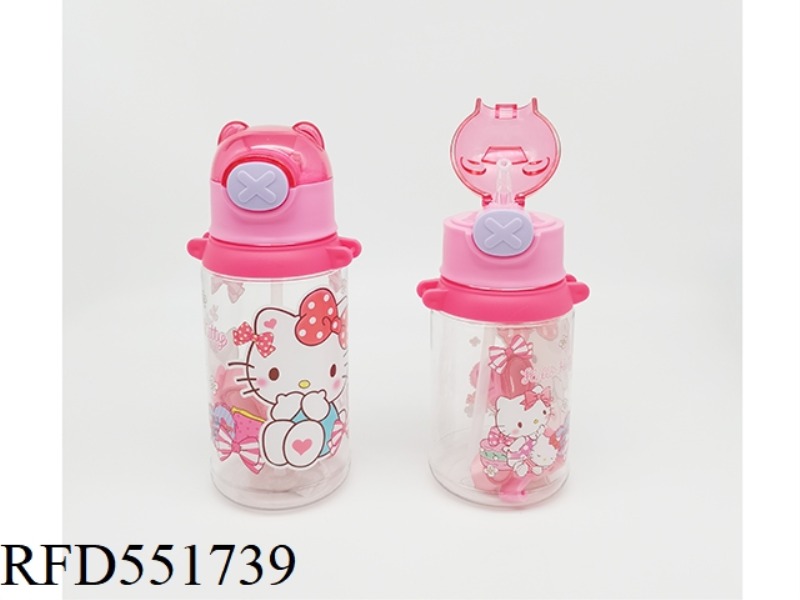 CARTOON CHILDREN'S WATER BOTTLE 450MLKITTY