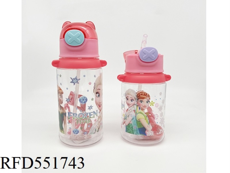 CARTOON CHILDREN'S WATER BOTTLE 600ML SNOW PRINCESS