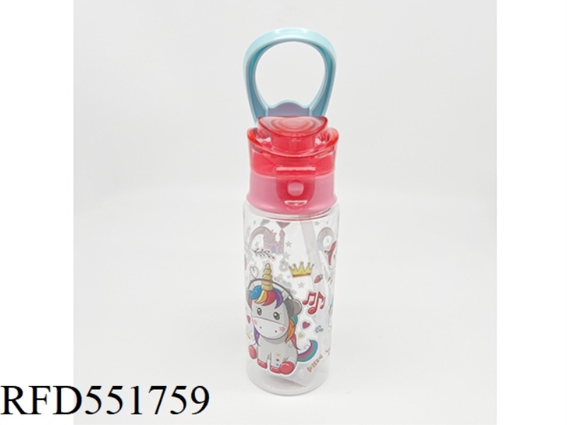 CARTOON CHILDREN'S PORTABLE WATER BOTTLE 400ML UNICORN