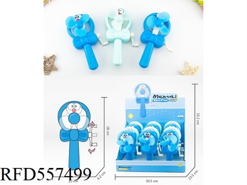 DINK CAT HAND FAN 12PCS