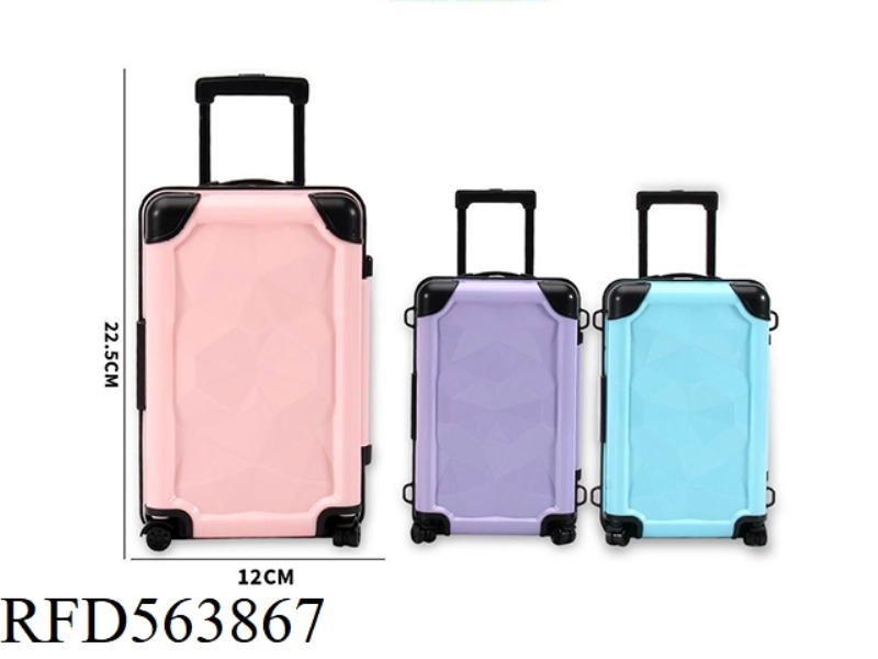 SOLID COLOR DIAMOND TROLLEY BOX