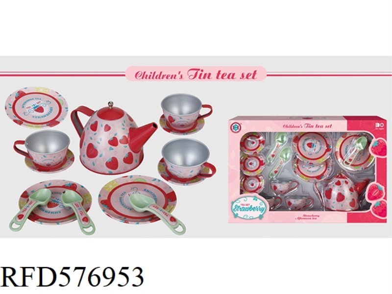 STRAWBERRY IRON TEA SET