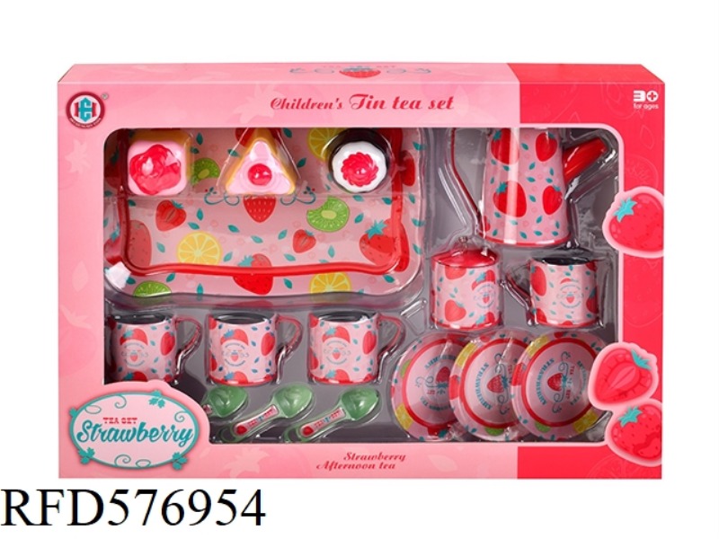 STRAWBERRY IRON TEA SET