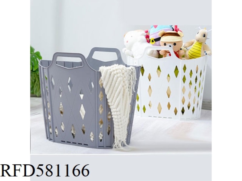 FOLDING LAUNDRY BASKET MATERIAL :PP