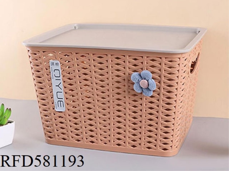 FABRIC FLOWER STORAGE BASKET MATERIAL :PP