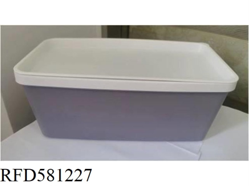 HANDLE BASKET WITH COVER MATERIAL :PP