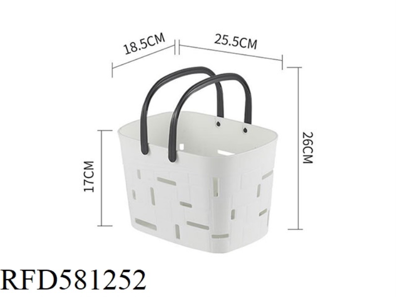 GEOMETRIC HAND BASKET MATERIAL :PP