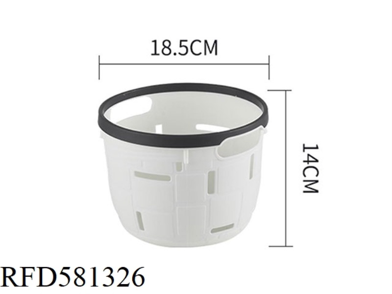 GEOMETRIC CIRCLE BASKET SMALL MATERIAL :PP