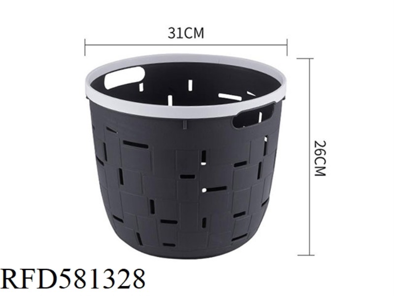 LARGE MATERIAL OF GEOMETRIC CIRCULAR BASKET :PP
