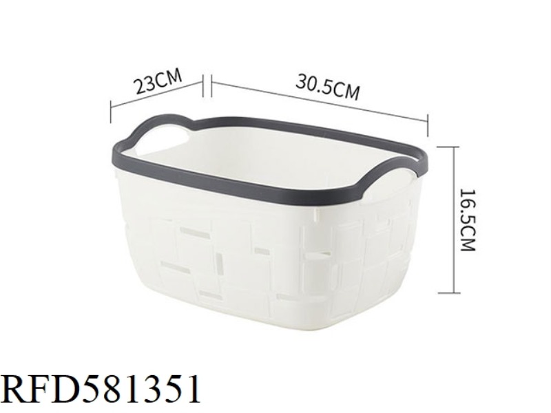 GEOMETRIC HANDLE BASKET MATERIAL :PP