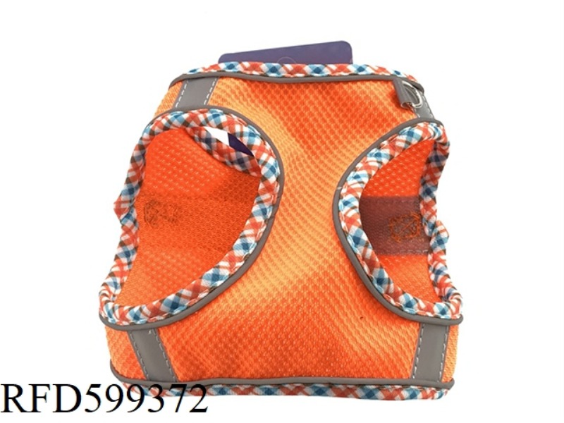 CORNGRAIN MESH CHECK WRAPPED BREAST BACK