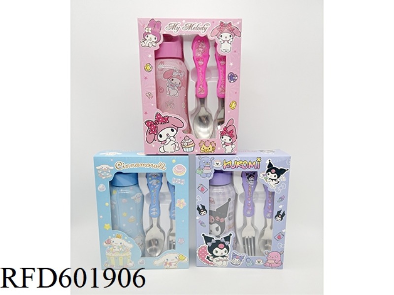 CHILDREN'S CUTLERY WITH KETTLE SANRIO