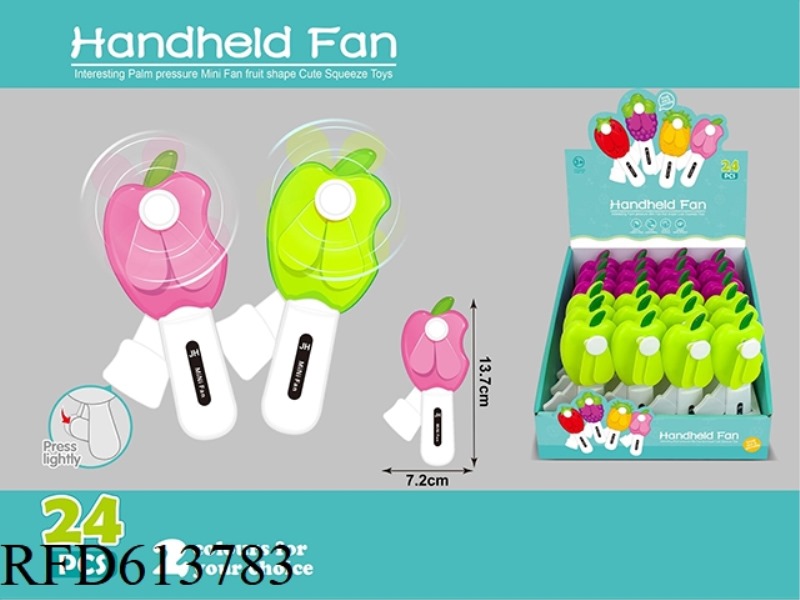 APPLE FAN COLOR MIXING 24PCS
