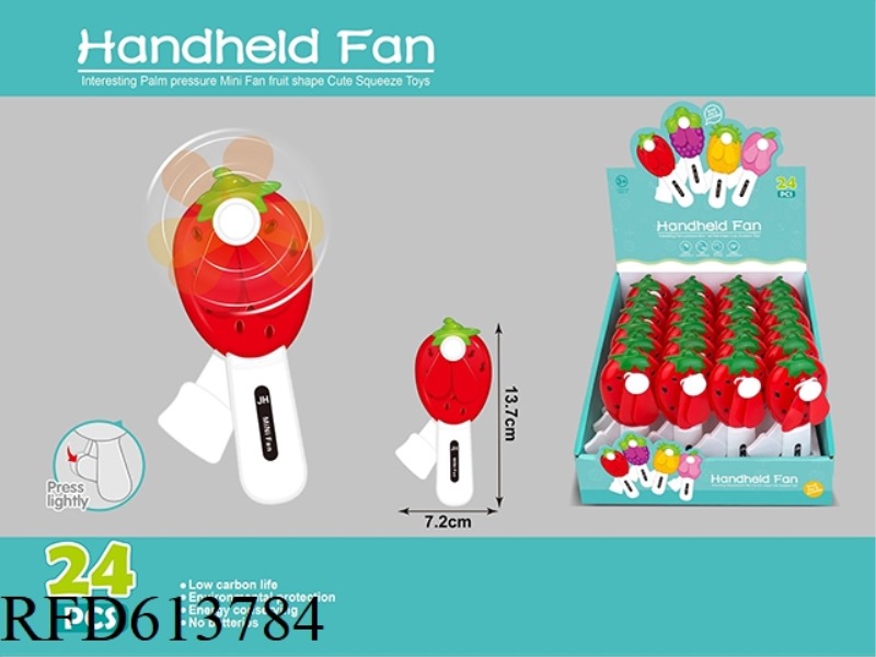 STRAWBERRY FAN 24PCS