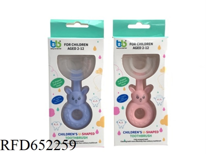 U-SHAPED BUNNY TOOTHBRUSH