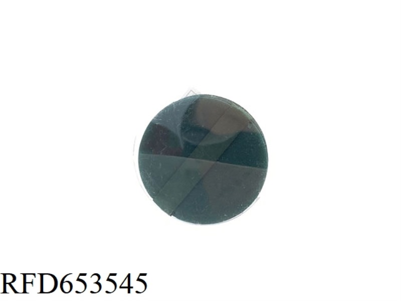 DARK GREEN WATER DROPLET POWDER PUFF