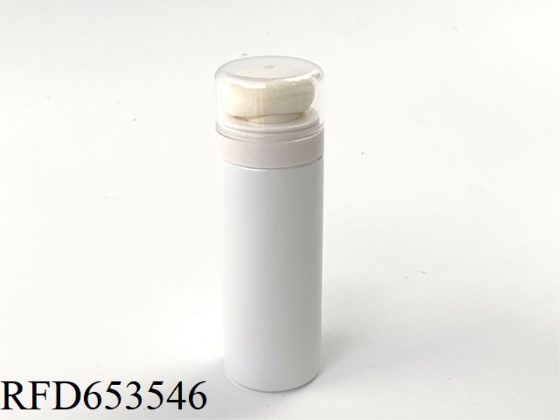 DARK GREEN ROUND EARLESS POWDER PUFF