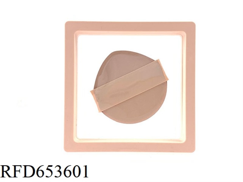 WET AND DRY DUAL-USE POWDER PUFF 54 * 6MM (RUBYCELL 5MM BRUSHED FOAM LEATHER COFFEE COLOR)