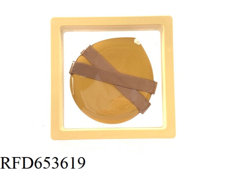 DOUBLE RIBBON NON LATEX POWDER PUFF 70 * 54 * 11MM