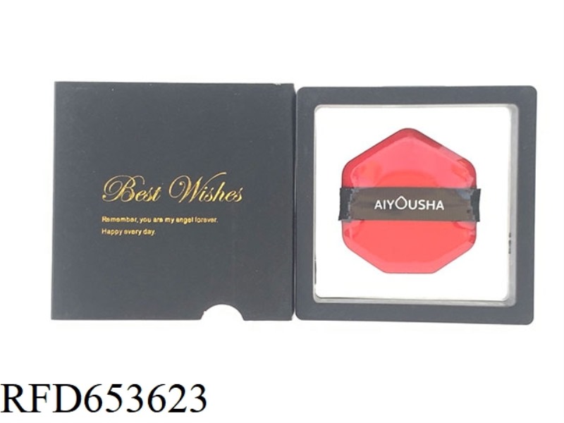 BOW SHAPED LOOSE POWDER PUFF