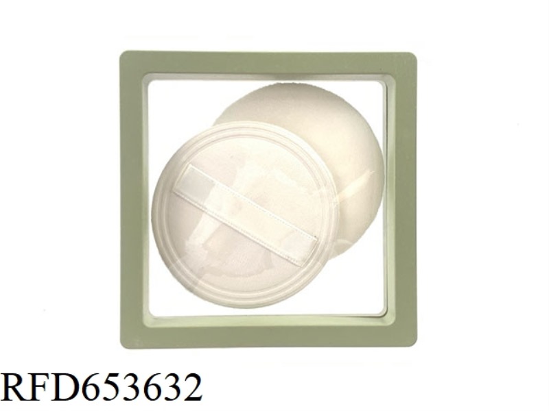 FLAT HEAD WATER DROPLET AIR CUSHION POWDER PUFF 52 * 52 * 7MM NON LATEX