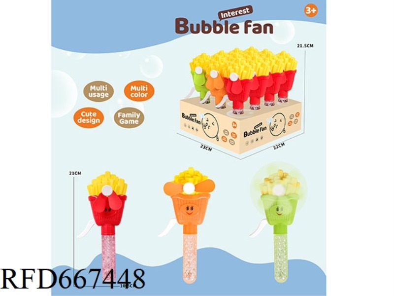 FRENCH FRIES, BUBBLE FAN 12PCS/BOX