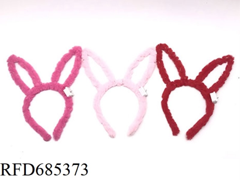 ELECTRIFIED FLASHING PLUSH RABBIT EARS