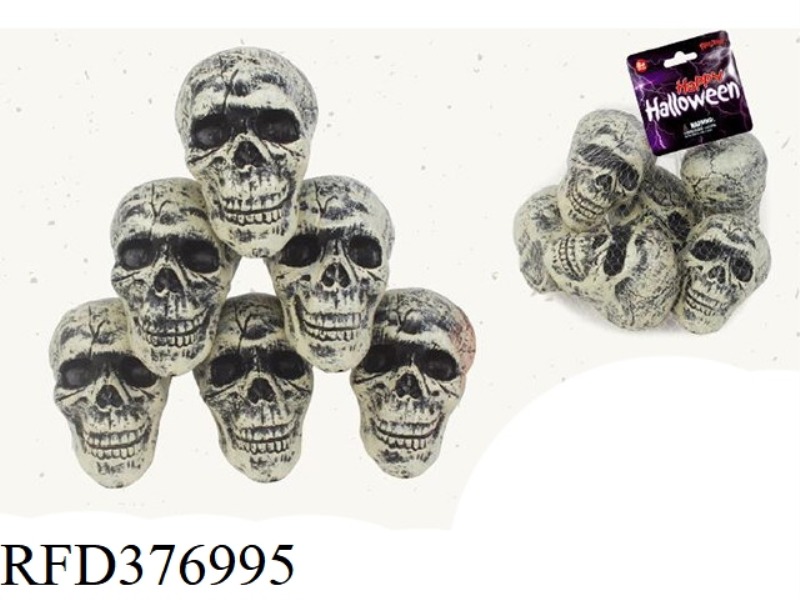 6 PACK SKULL WHITE