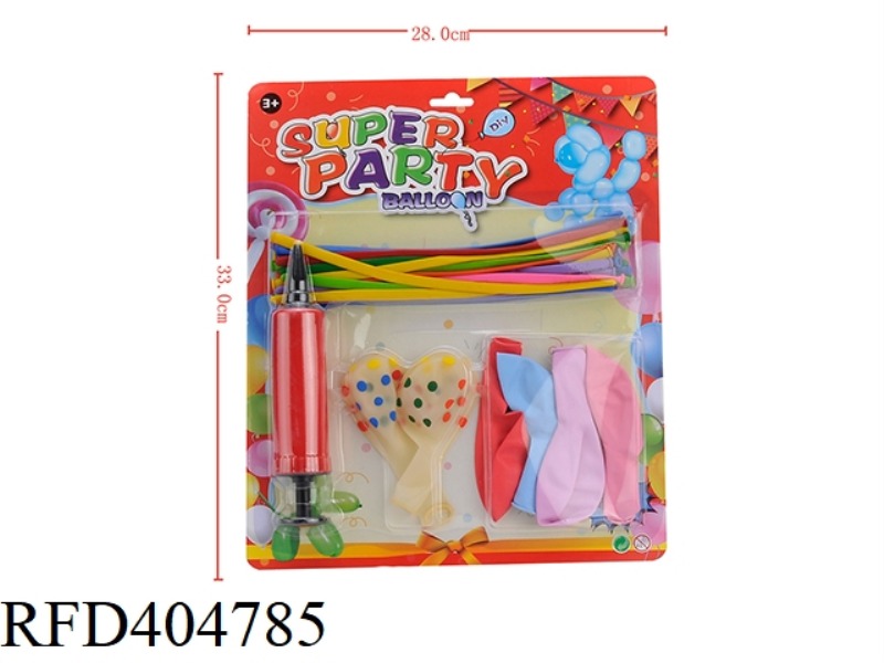3 TYPES OF 26 BALLOONS MIXED