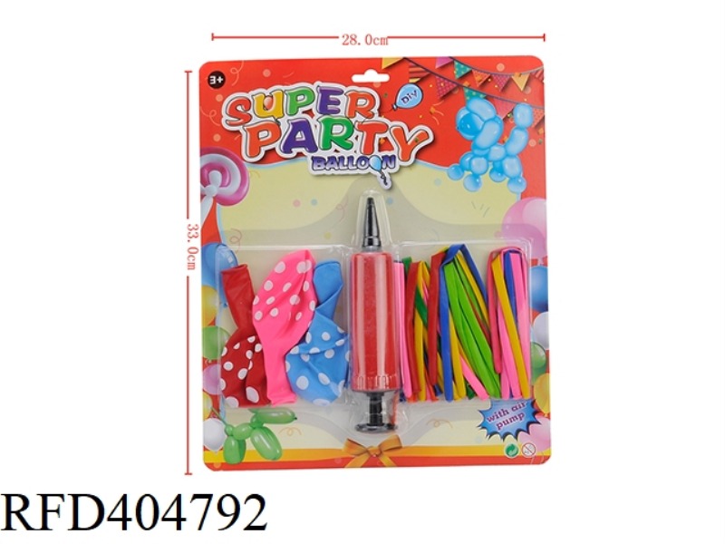 2 STYLES OF 23 BALLOONS MIXED