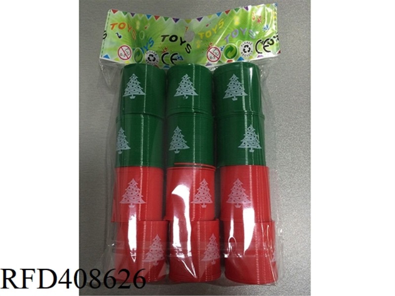 MINI ROUND CHRISTMAS TREE 12PCS