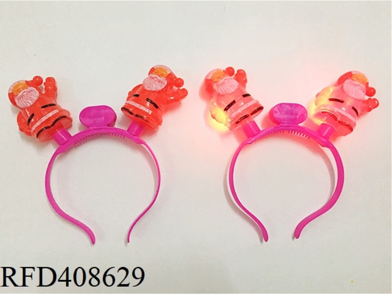 SANTA GLITTER HEADBAND