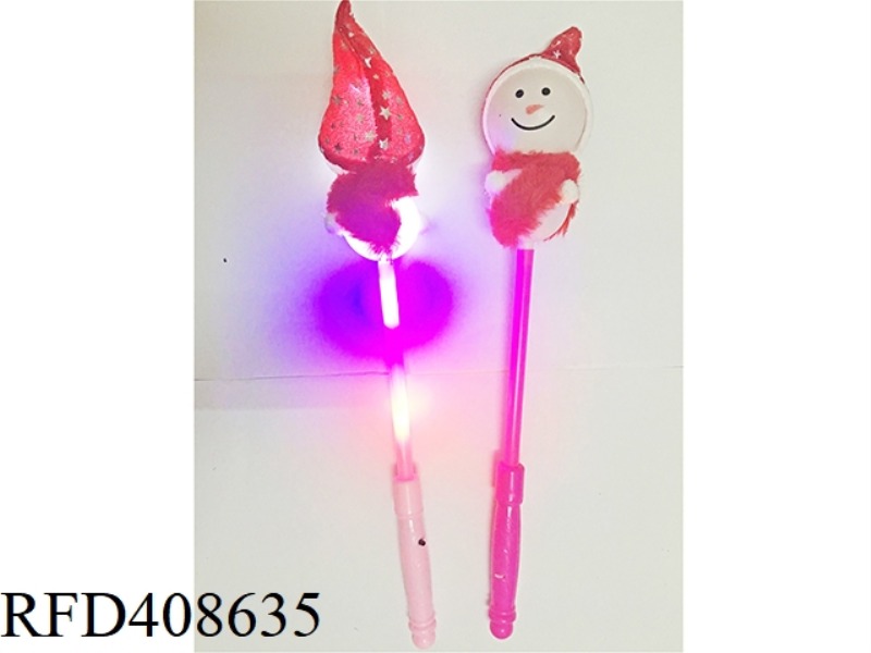 CHRISTMAS HAT SNOWMAN FLASH STICK