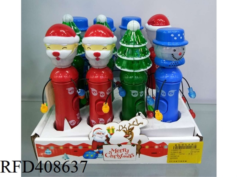 5 LIGHTS CHRISTMAS ROTATING BAR 12PCS