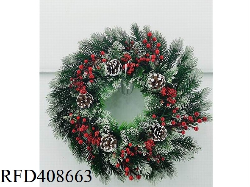 44CM *8CM CHRISTMAS WREATH
