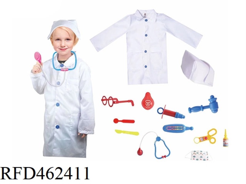 CHILDREN'S WHITE NURSE SUIT