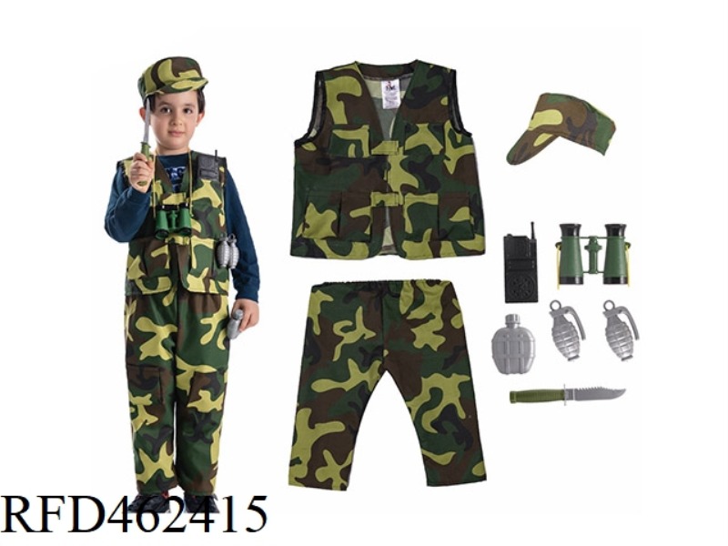 CHILDREN'S CAMOUFLAGE SUIT