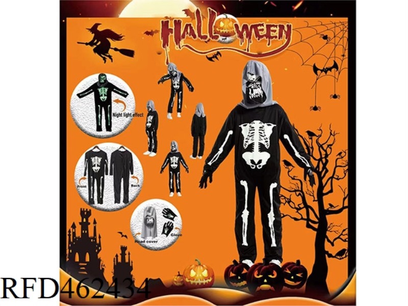 CHILDREN'S HALLOWEEN GLOW SUIT