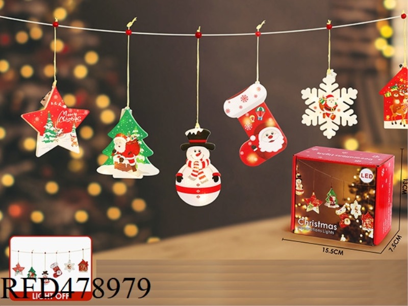 LED CHRISTMAS HANGING LIGHTS DECORATION GIFT LIGHTS SET