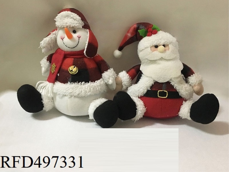 NINE-INCH SNOWMAN SITTING POSTURE
(AB MIXED)