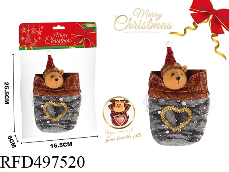 CHRISTMAS FRUIT BAG -- BEAR
