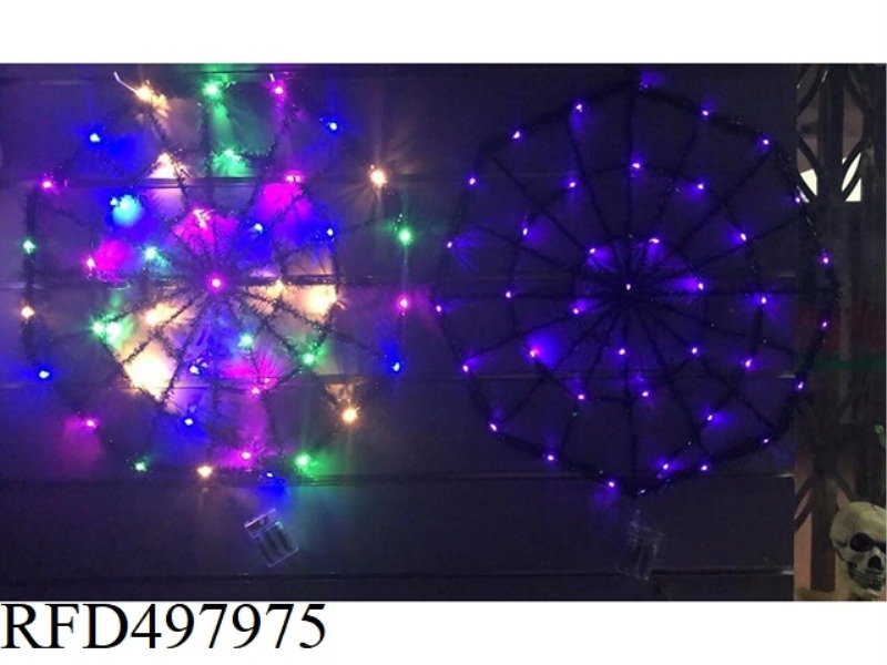 60CM GLITTER SPIDER WEB